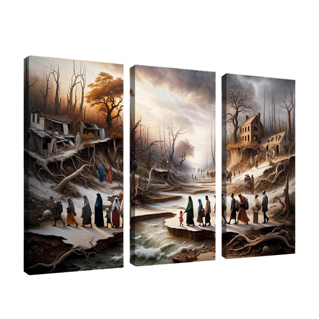 Climate Refugees The Human Face Of Environmental Displacement Art Trends