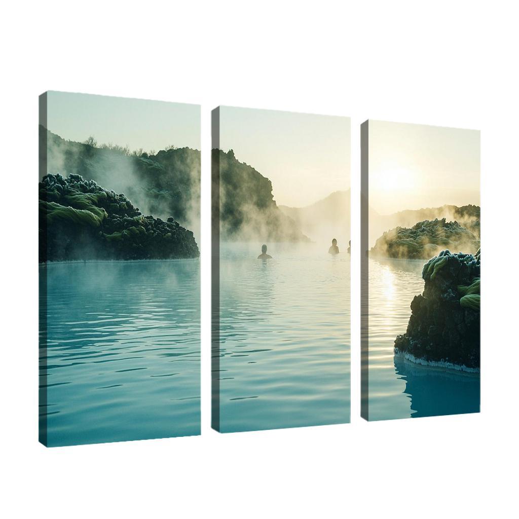 The Blue Lagoon Abstract Paintings Frame