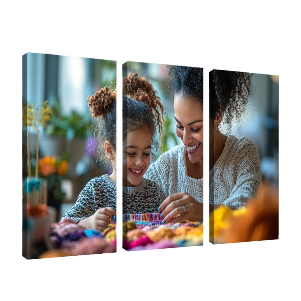 The Tapestry Of Love Weaving A Mothers Story Canvas Paintings Frame