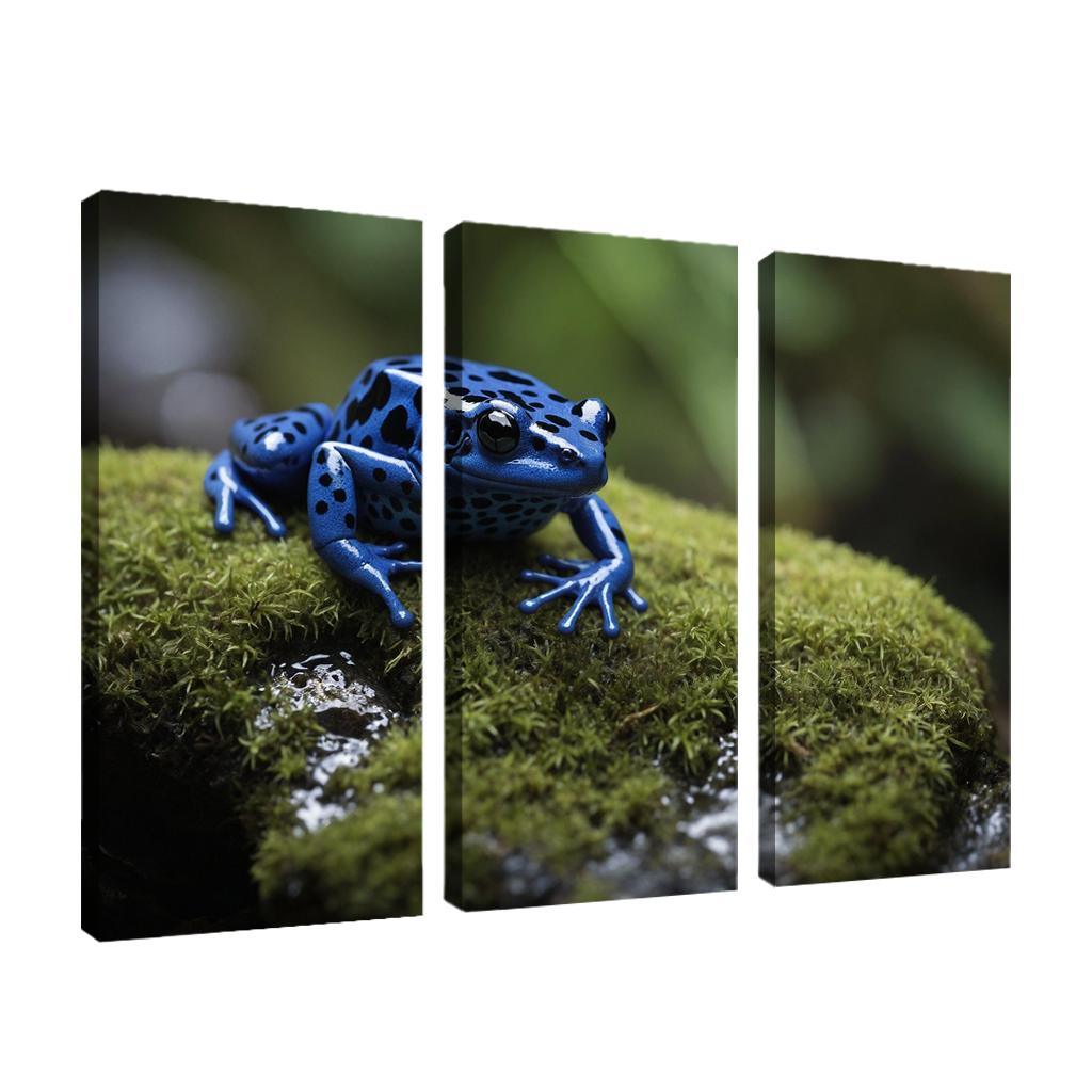 The Striking Blue Poison Dart Frog A Gem Of The Rainforest Framed Paintings
