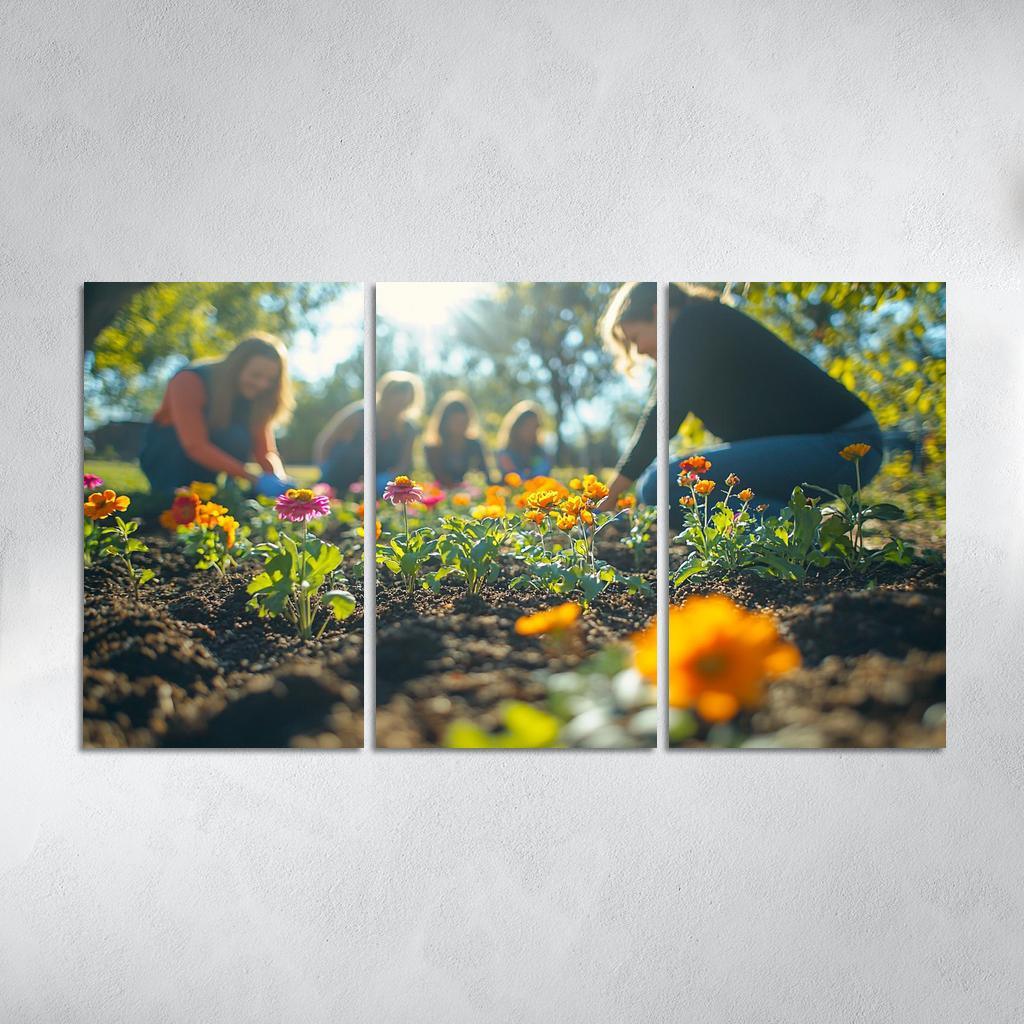 A Mothers Garden Cultivating Love Modern Paintings Frame