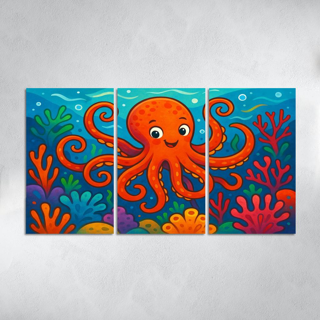 Oceanic Octopus Mystery Premium Artwork Frames