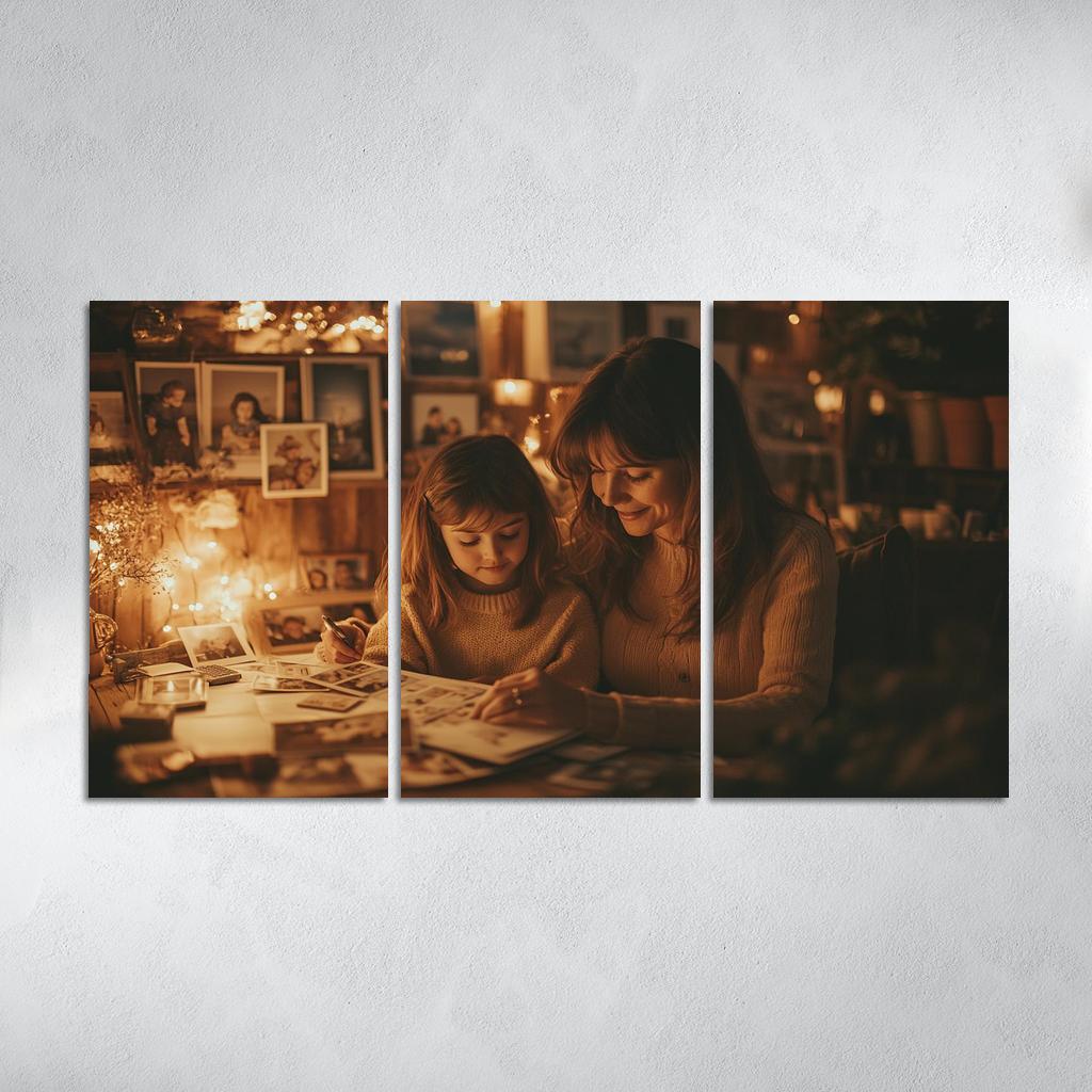 A Time To Remember Celebrating Motherhood Canvas Paintings Frame