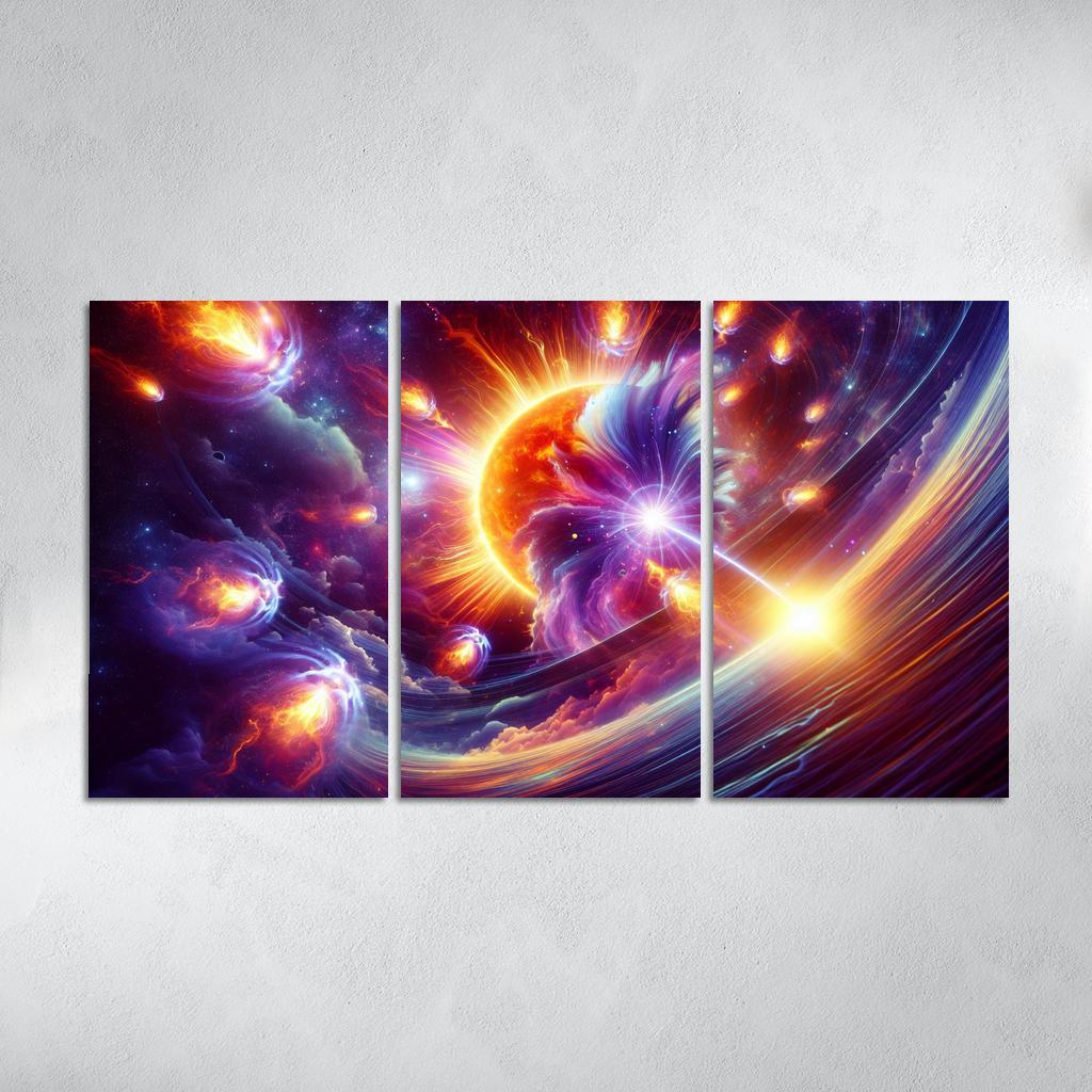 The Allure Of Space Weather Abstract Paintings Frame