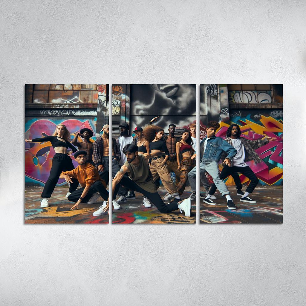 Hip Hop The Voice Of The Streets Modern Paintings Frame
