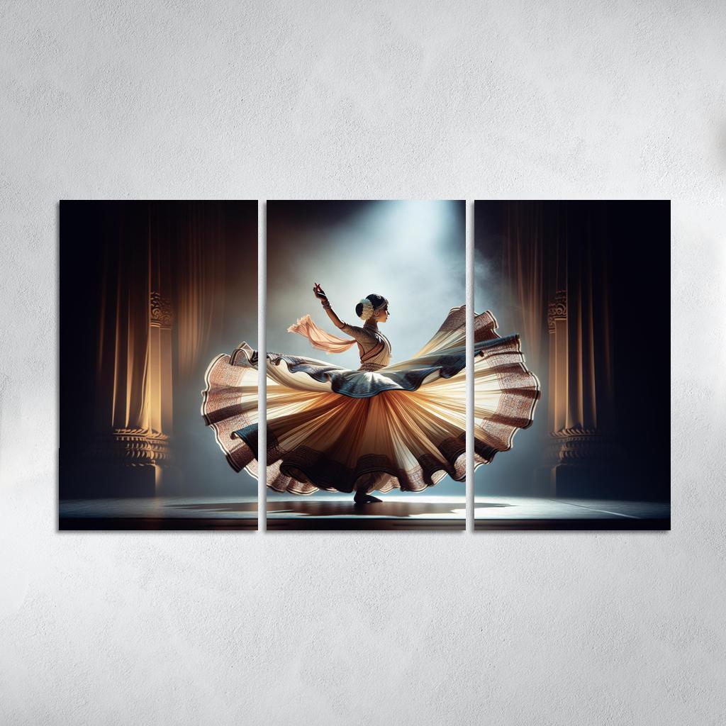 Kathak The Storyteller's Dance Modern Paintings Frame