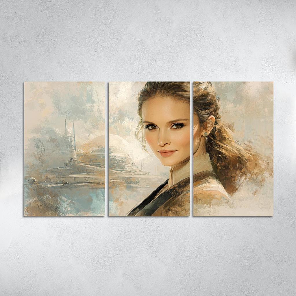 Natalie Portman From Padm To The Powerful Framed Paintings