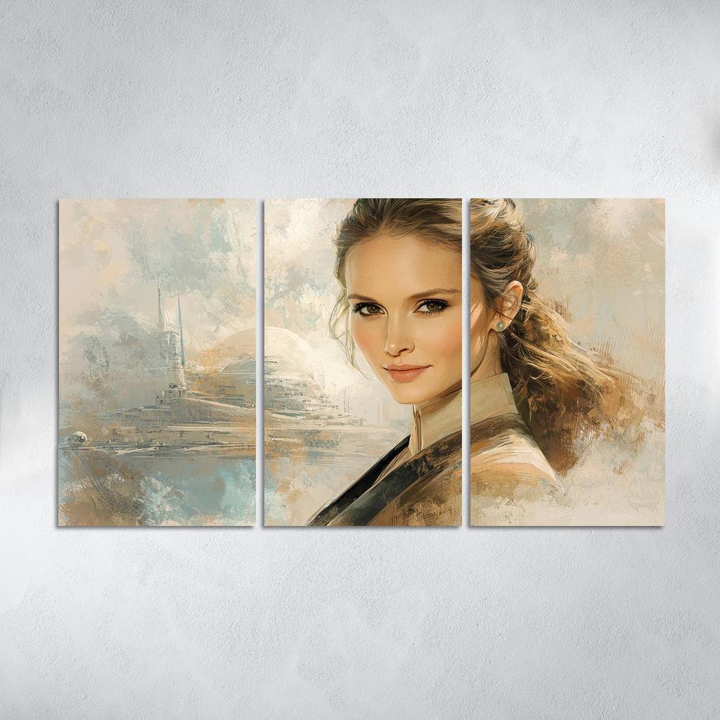 Natalie Portman From Padm To The Powerful Framed Paintings