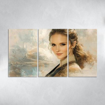 Natalie Portman From Padm To The Powerful Framed Paintings
