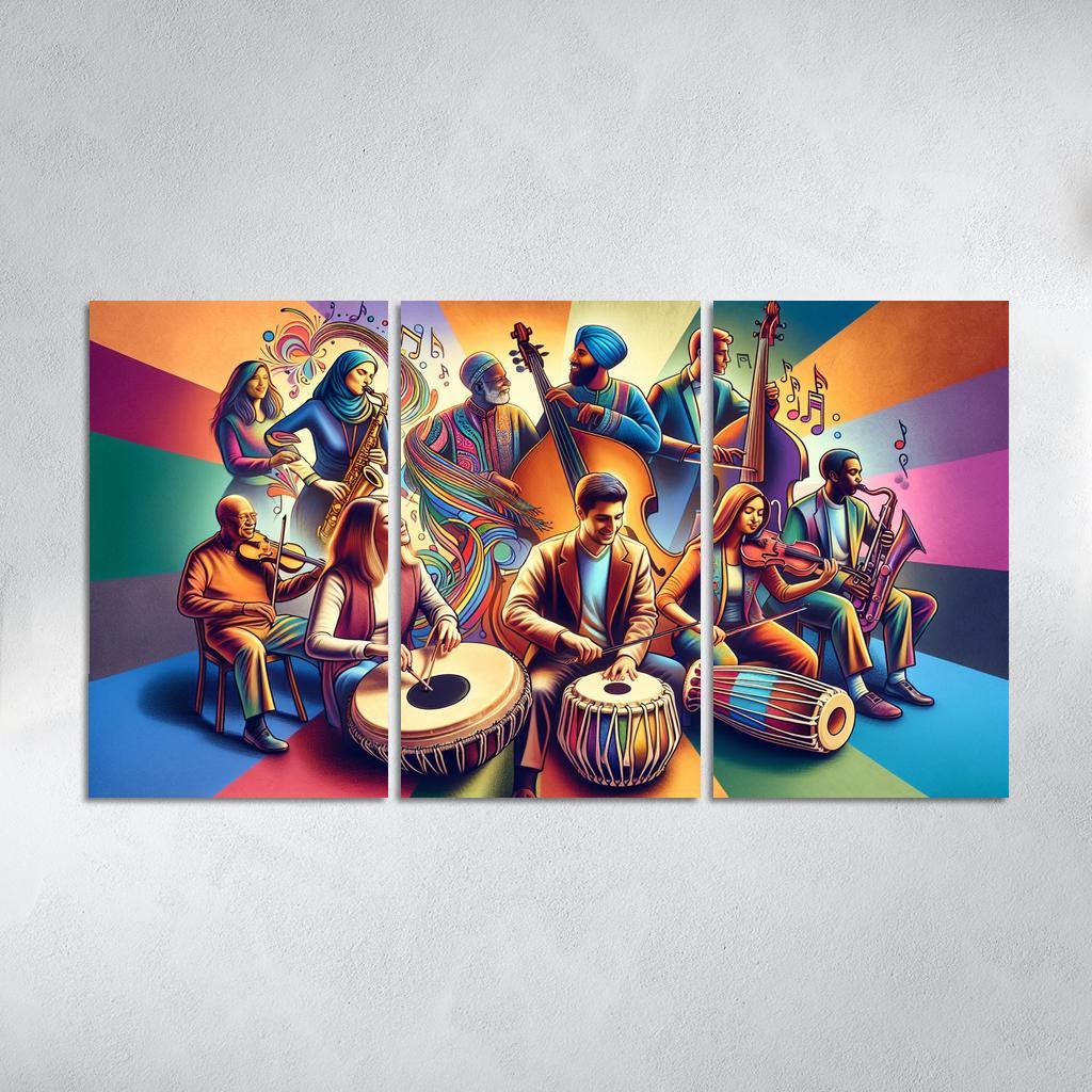 Voices In Harmony The Power Of Music In Social Change Custom Paintings Frame