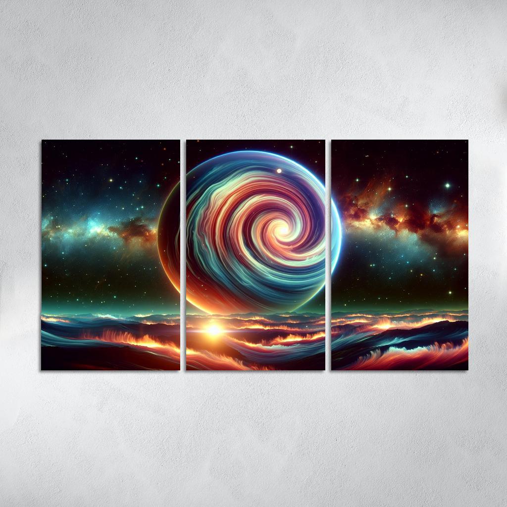 The Hidden World Of Gas Giants Abstract Paintings Frame