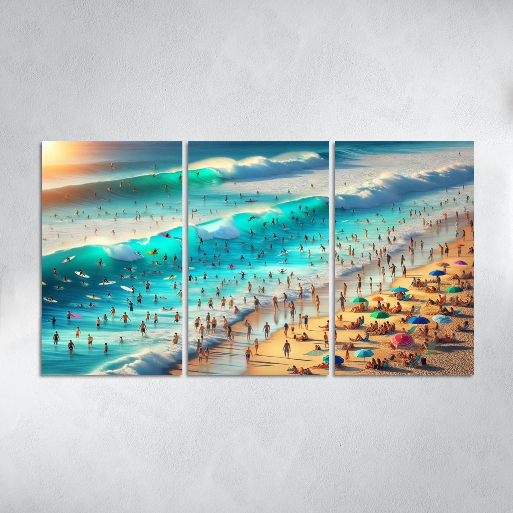 Blue Wave Oasis Adventure Awaits Art Trends