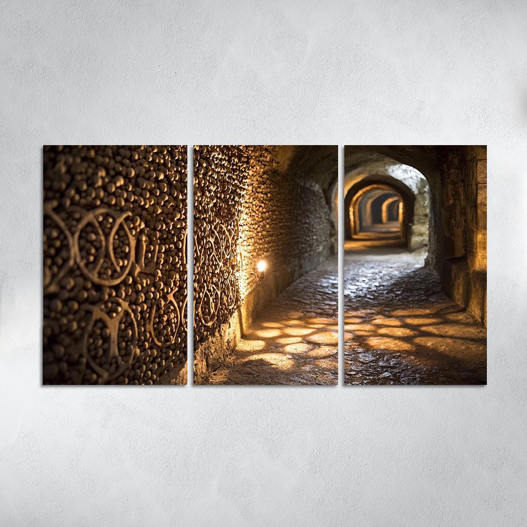 The Catacombs Of Paris Abstract Paintings Frame