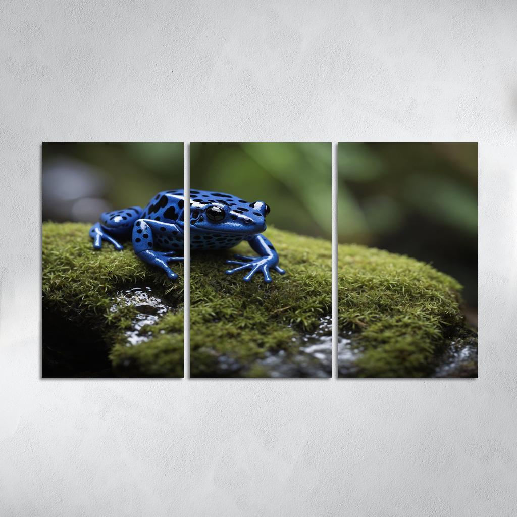 The Striking Blue Poison Dart Frog A Gem Of The Rainforest Framed Paintings