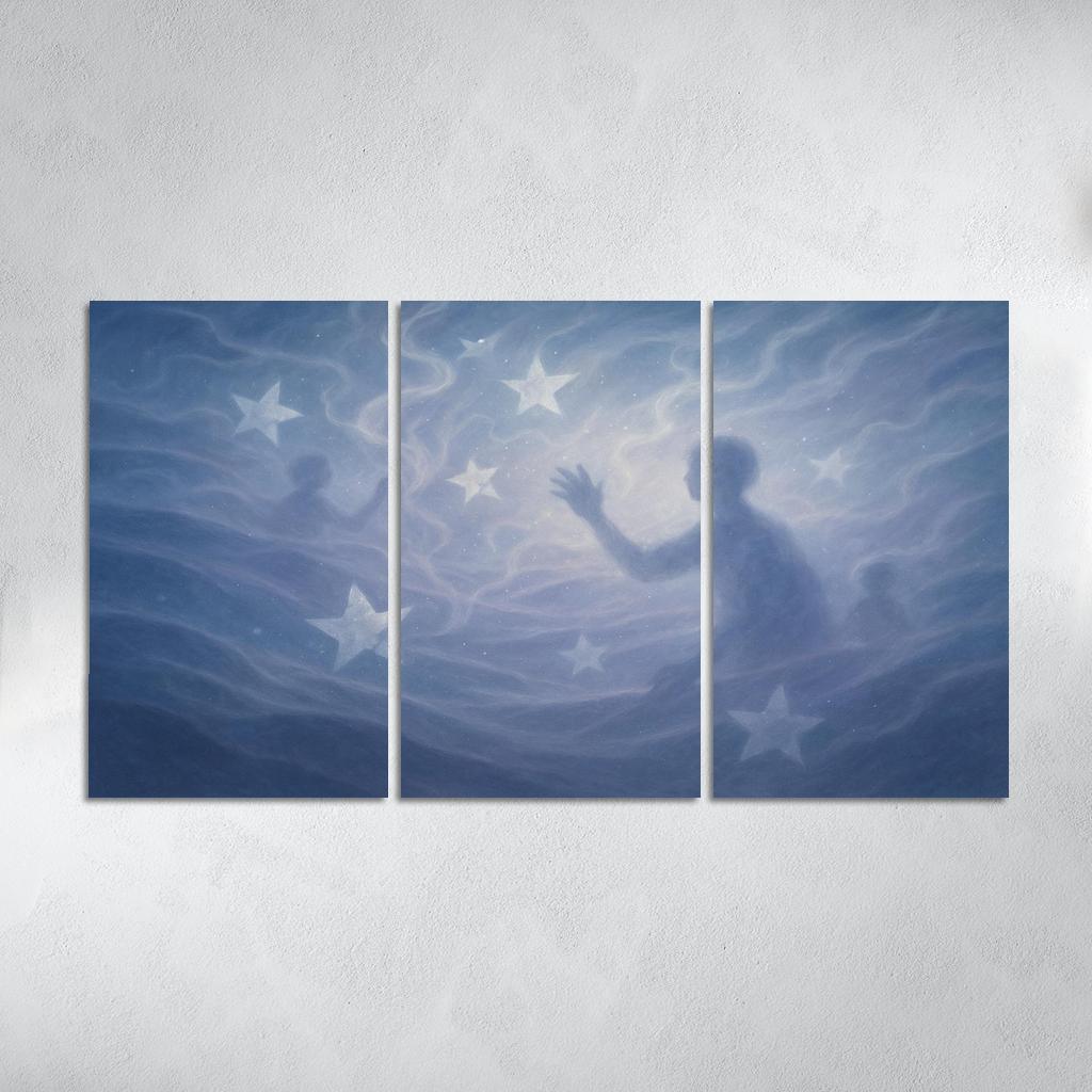 Resonant Echoes Of Forgotten Dreams Multi-panel Paintings