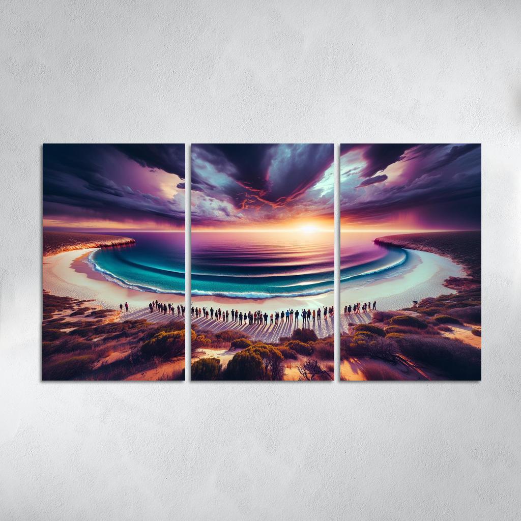 Whale Watch Vista Modern Paintings Frame