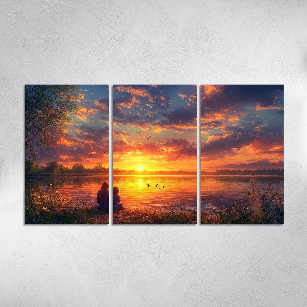 Sunsets And Sunrises Cycles Of Love Custom Paintings Frame