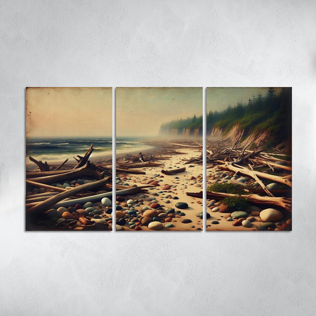 Rustic Cove Rustic Charm By The Sea Abstract Paintings Frame