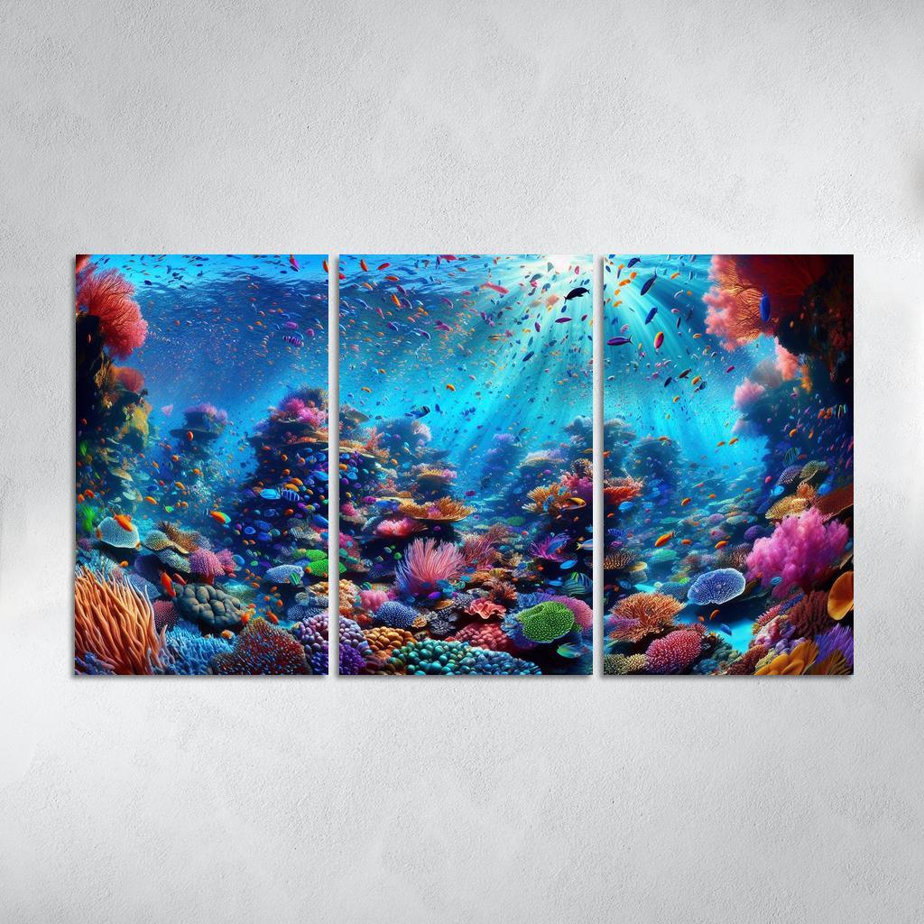 Coral Haven Underwater Wonderland Premium Artwork Frames