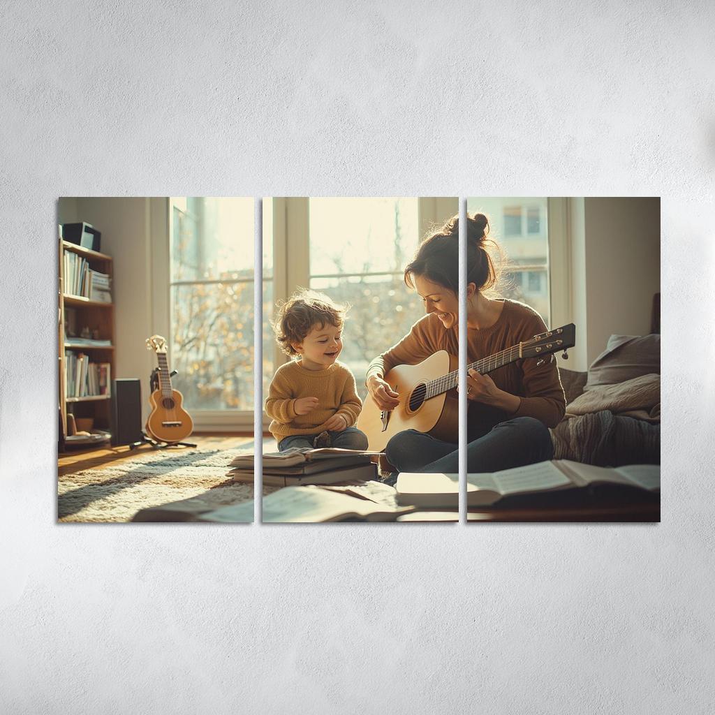 Heartstrings The Music Of Love Custom Paintings Frame