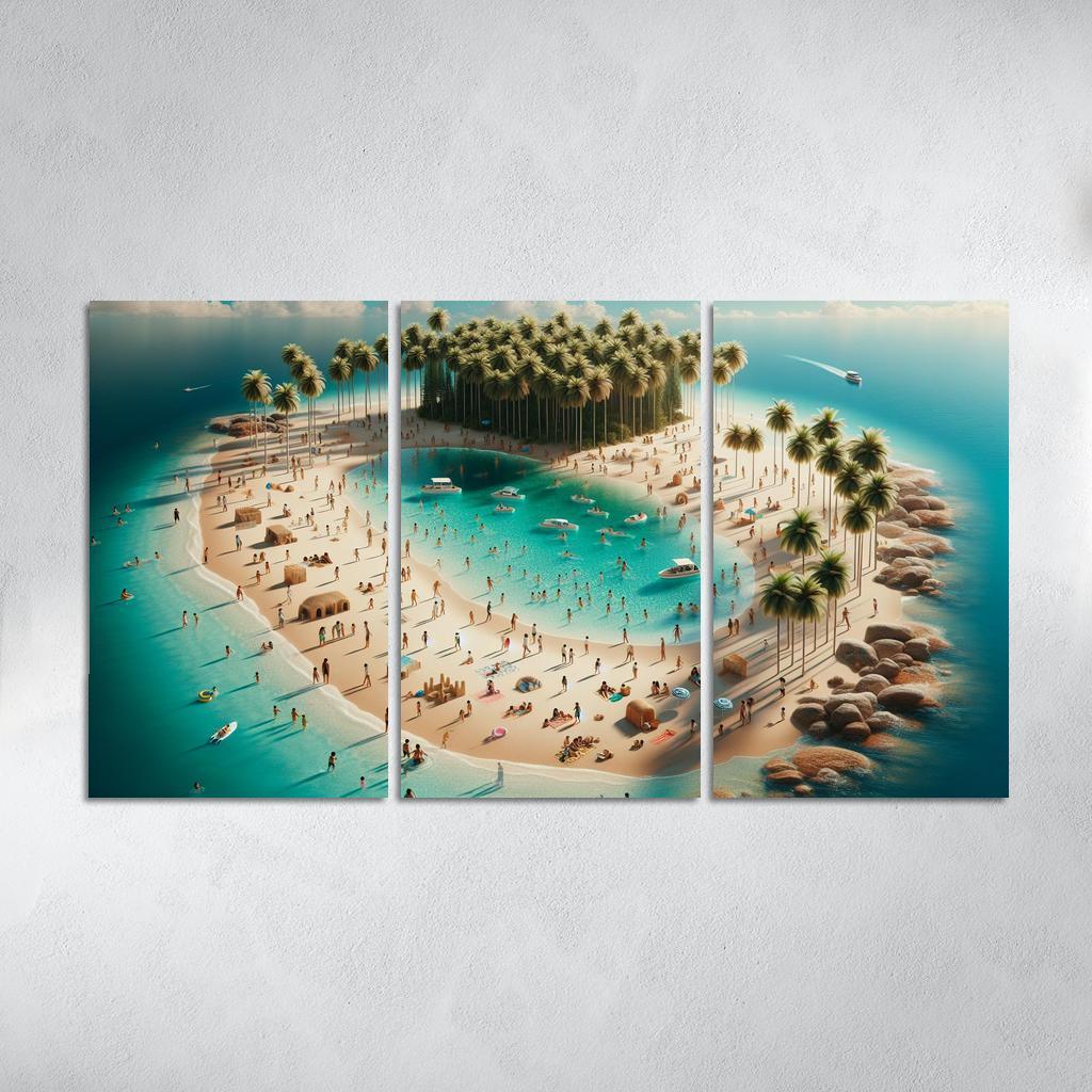 Crystal Waters Oasis Modern Paintings Frame