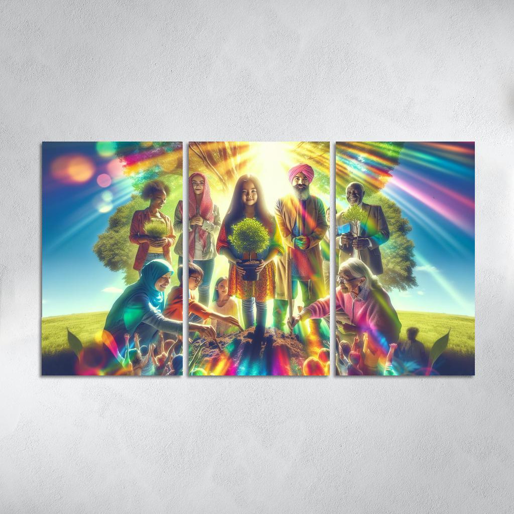 Healing The Planet Environmental Justice For All Custom Paintings Frame