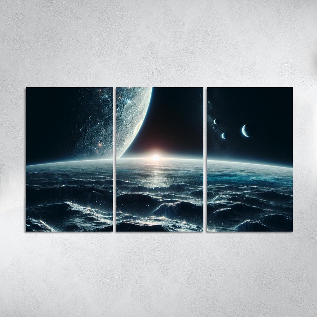 The Chilling Reality Of Ice Worlds Abstract Paintings Frame