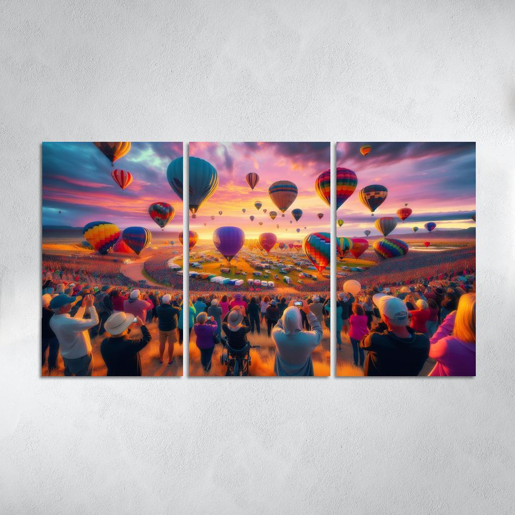 Albuquerque International Balloon Fiesta - Usa Framed Paintings