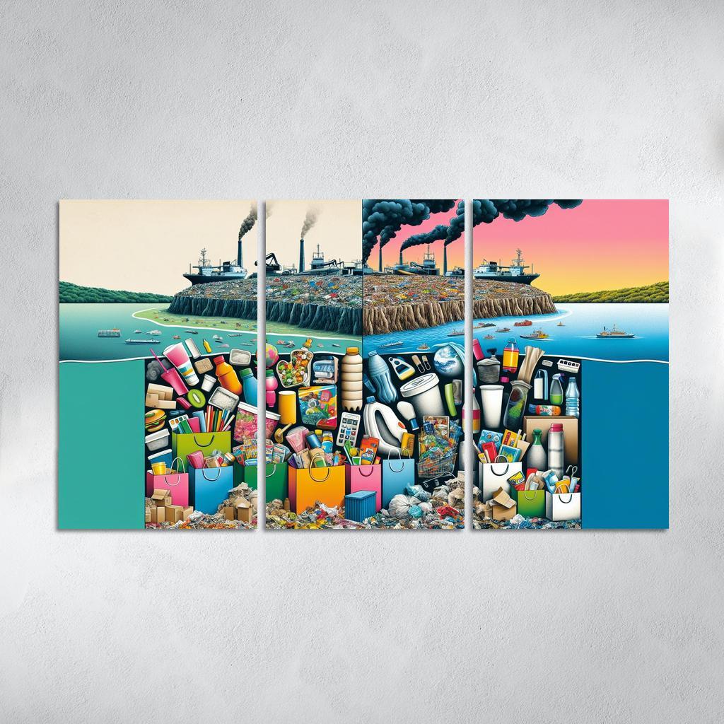 The Cost Of Convenience Visualizing Consumerism's Impact Art Trends