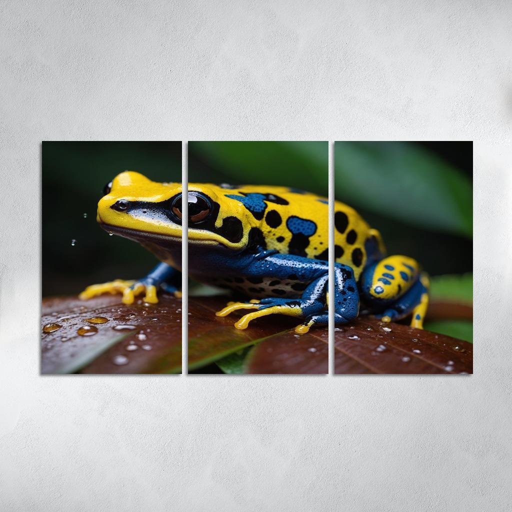 The Colorful Poison Dart Frog Jewel Of The Tropics Modern Paintings Frame