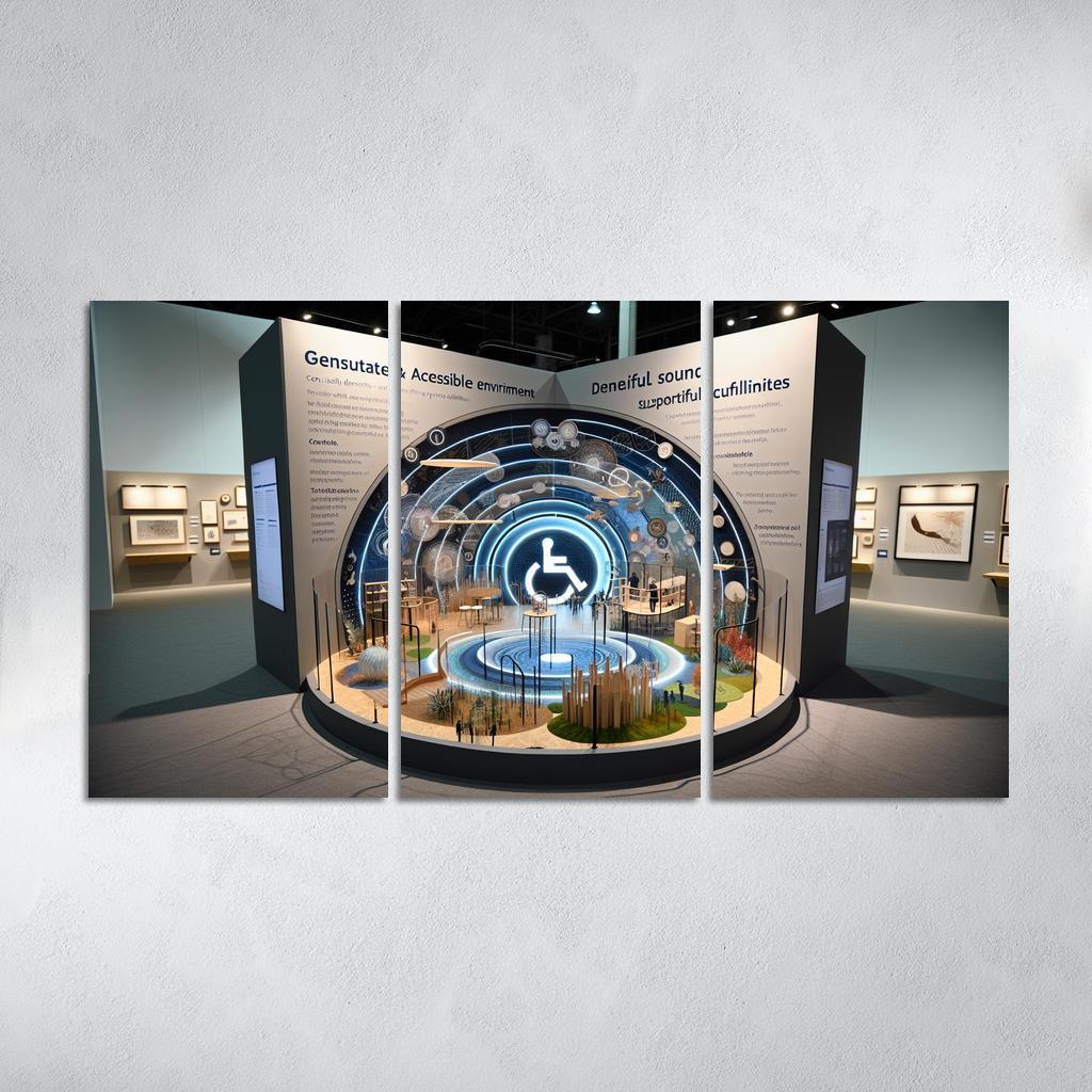 Breaking Barriers Advocacy For Accessibility And Inclusion Multi-panel Paintings