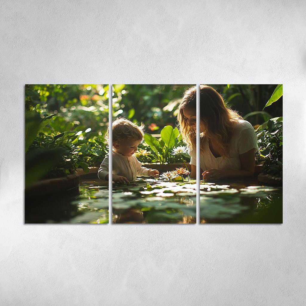 Reflections Of Love A Mothers Wisdom In Nature Canvas Paintings Frame