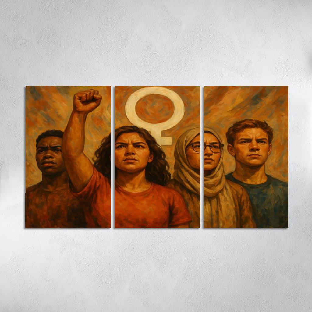 Echoes Of Equality Art Inspiring Gender Justice Premium Artwork Frames