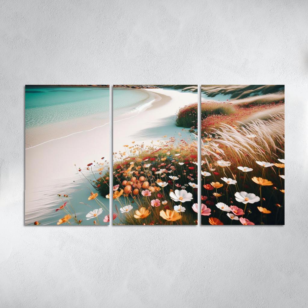 Wildflower Beach Nature's Canvas Premium Artwork Frames