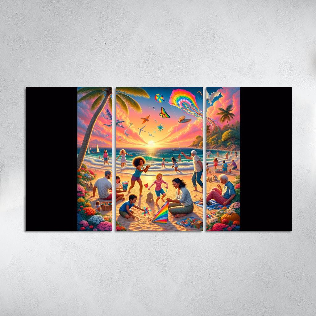 Sunset Sands The Perfect Family Retreat Custom Paintings Frame