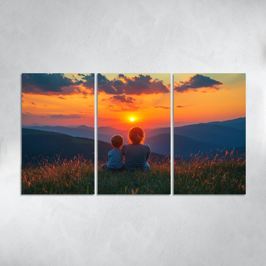 Embracing Change A Mothers Steadfast Love Custom Paintings Frame