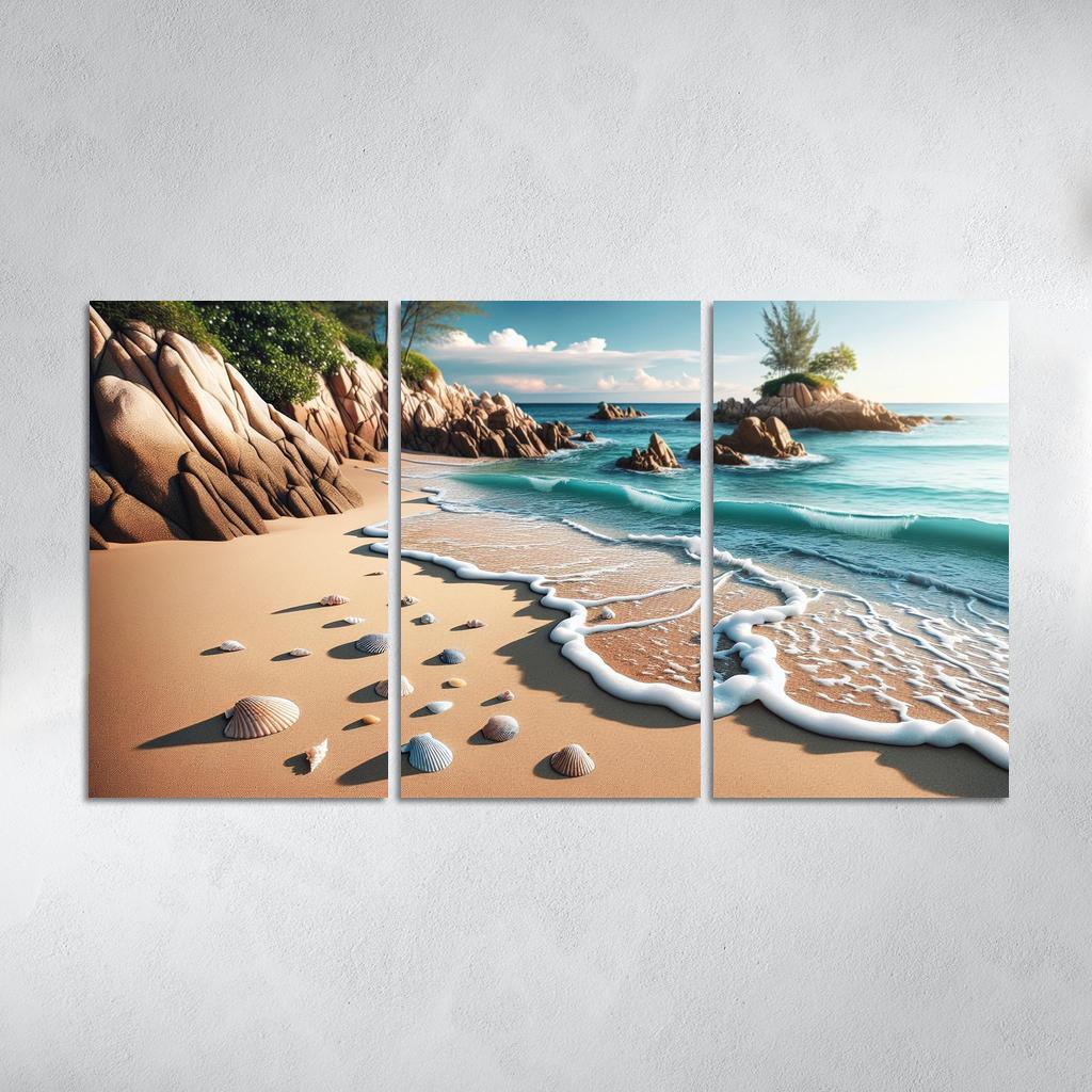 Secret Shore Off-the-beaten-path Oasis Premium Artwork Frames