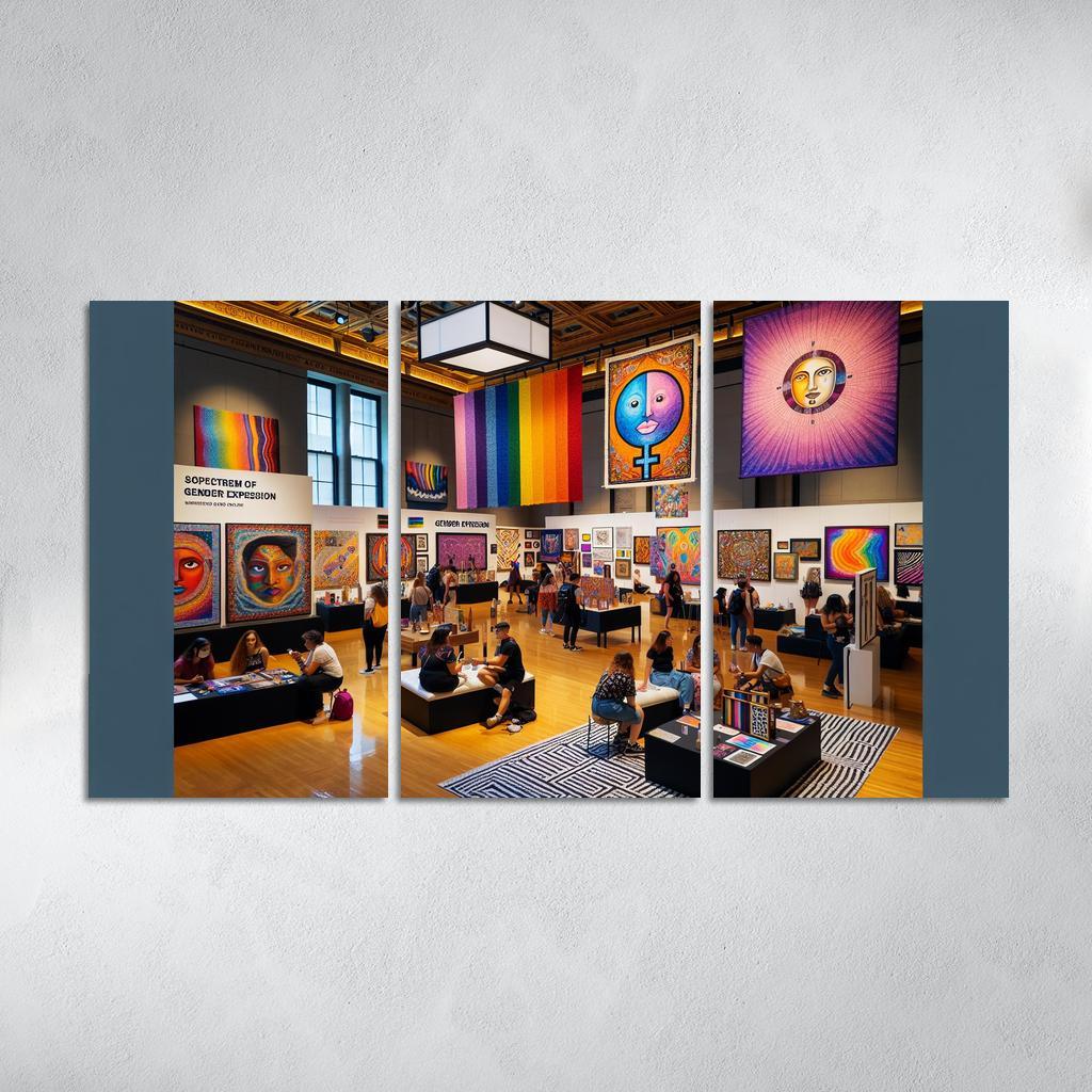 A New Dawn Art On Gender Identity And Expression Framed Paintings