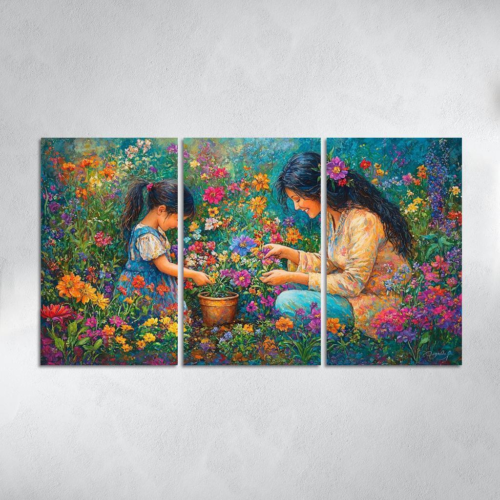 The Garden Of Gratitude A Mothers Nurturing Hands One-piece Frames
