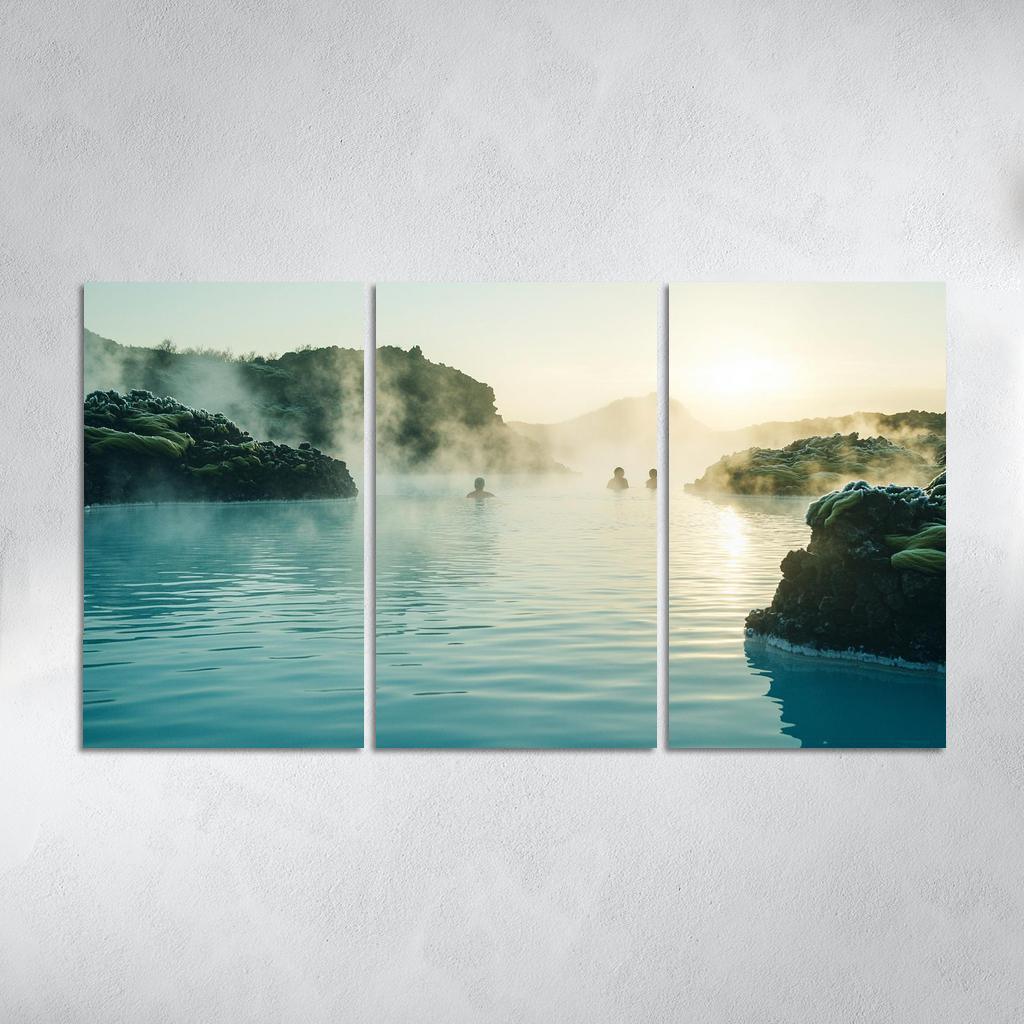 The Blue Lagoon Abstract Paintings Frame