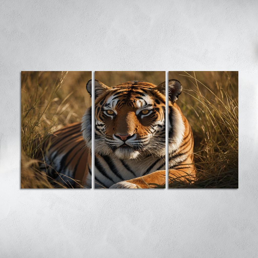 The Magnificent Bengal Tiger Icon Of The Indian Wilderness Modern Paintings Frame