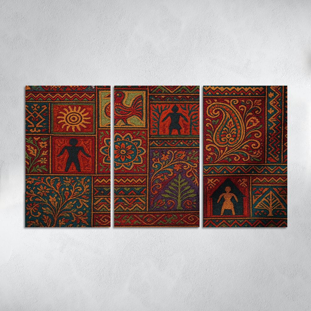 Threads Of Heritage Celebrating Cultural Preservation Through Art Premium Artwork Frames