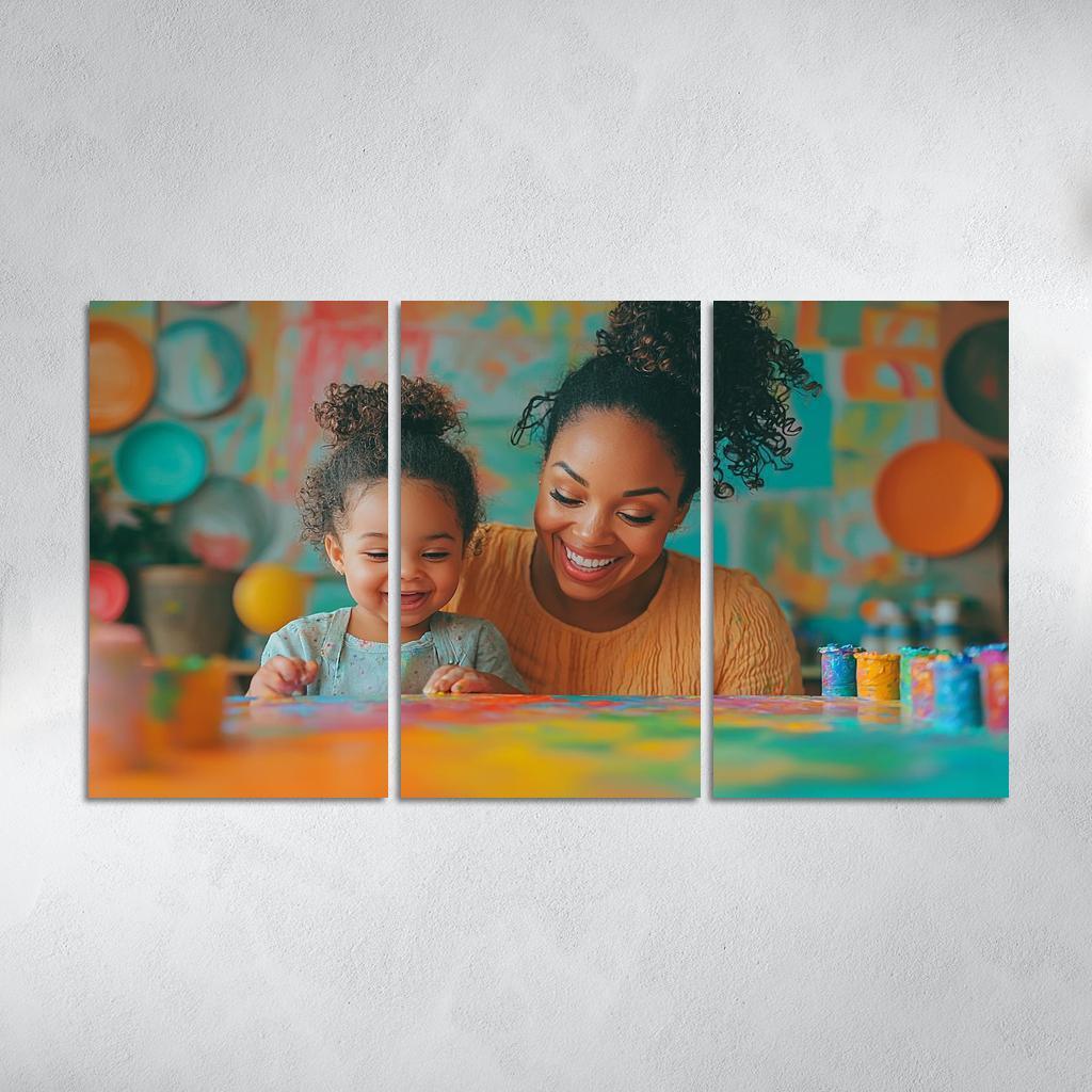 The Colors Of Love A Mother's Palette One-piece Frames