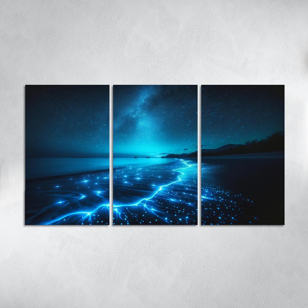 Mystic Waters Nighttime Beach Experience Art Trends