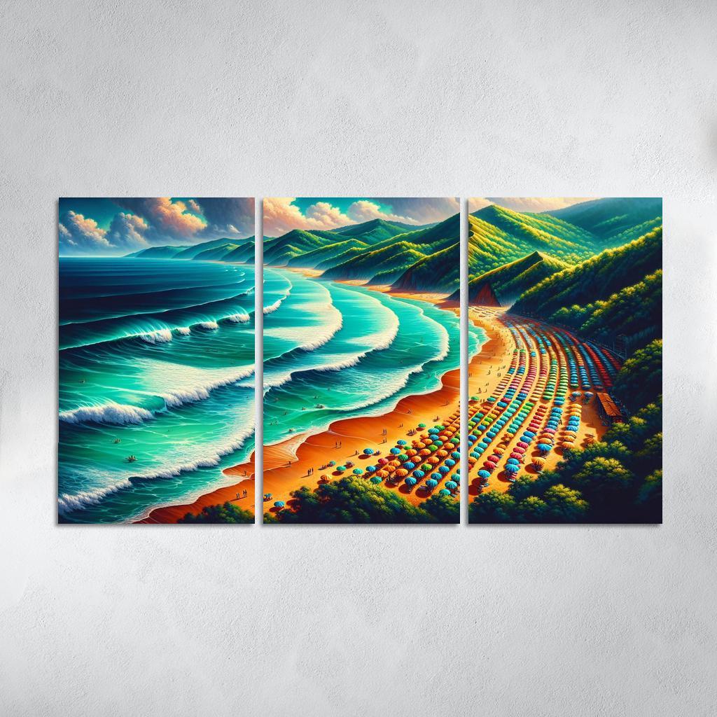 Emerald Isle Adventures Modern Paintings Frame