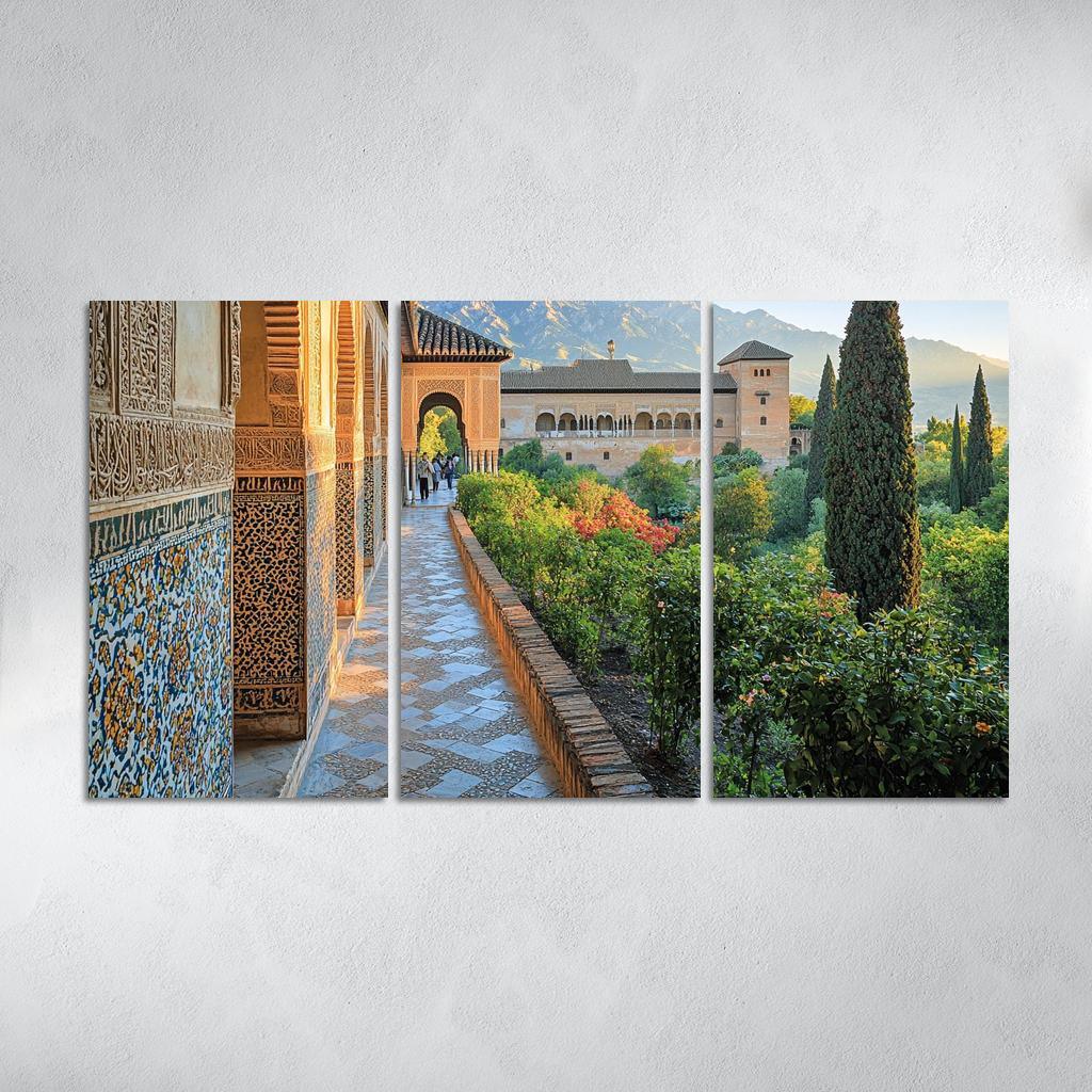 Alhambra Abstract Paintings Frame