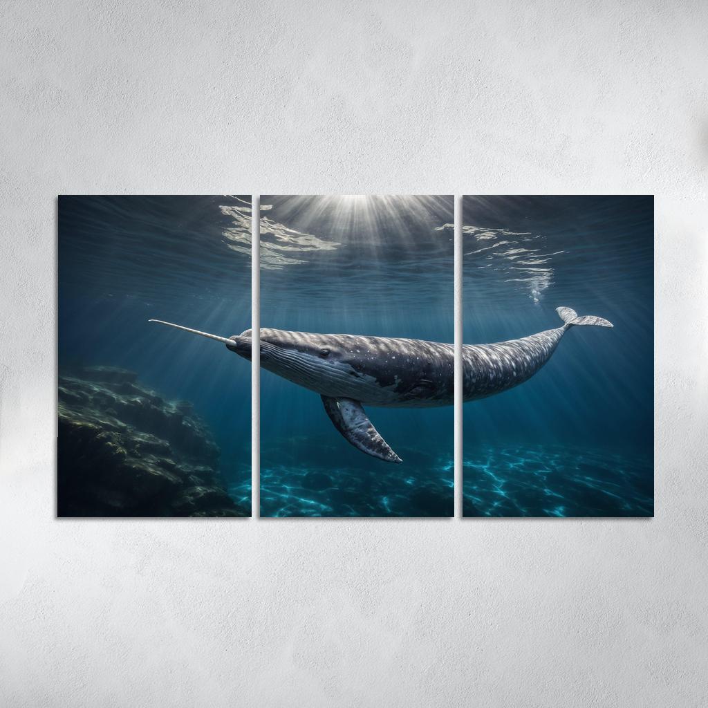 The Enigmatic Narwhal The Unicorn Of The Sea Framed Paintings