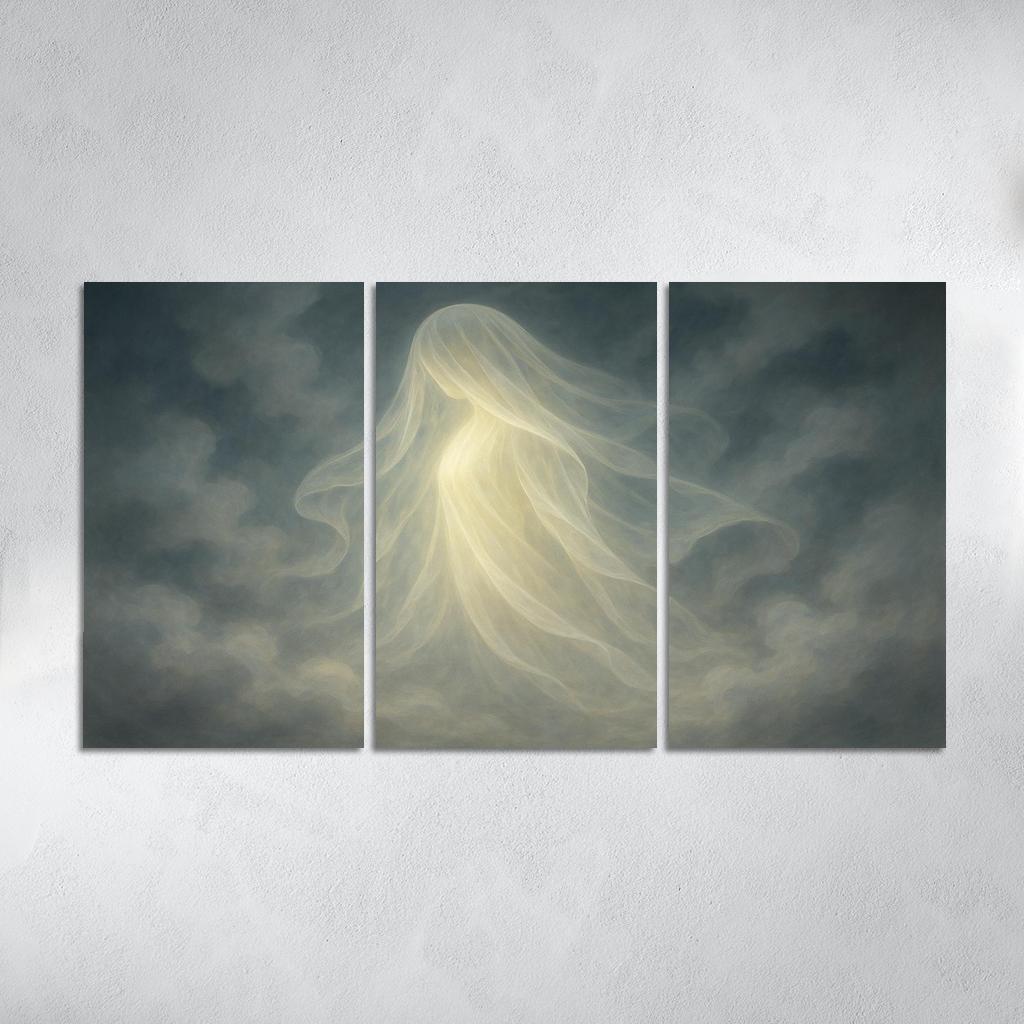 Luminous Veil Of Dreams Oil Paintings Frame