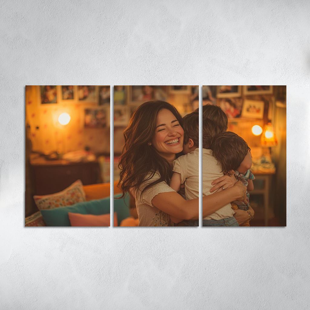 The Heart Of Family A Mothers Embrace Modern Paintings Frame