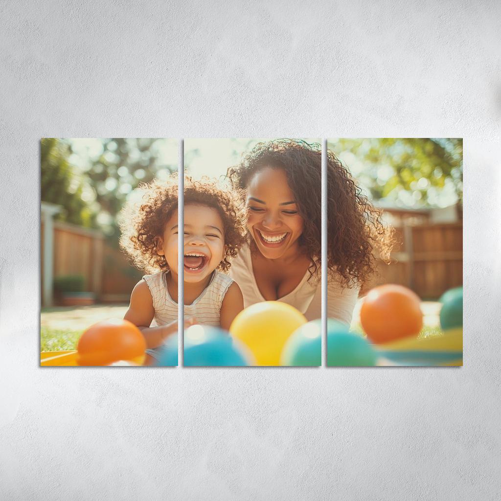 Echoes Of Laughter Celebrating Joy Custom Paintings Frame